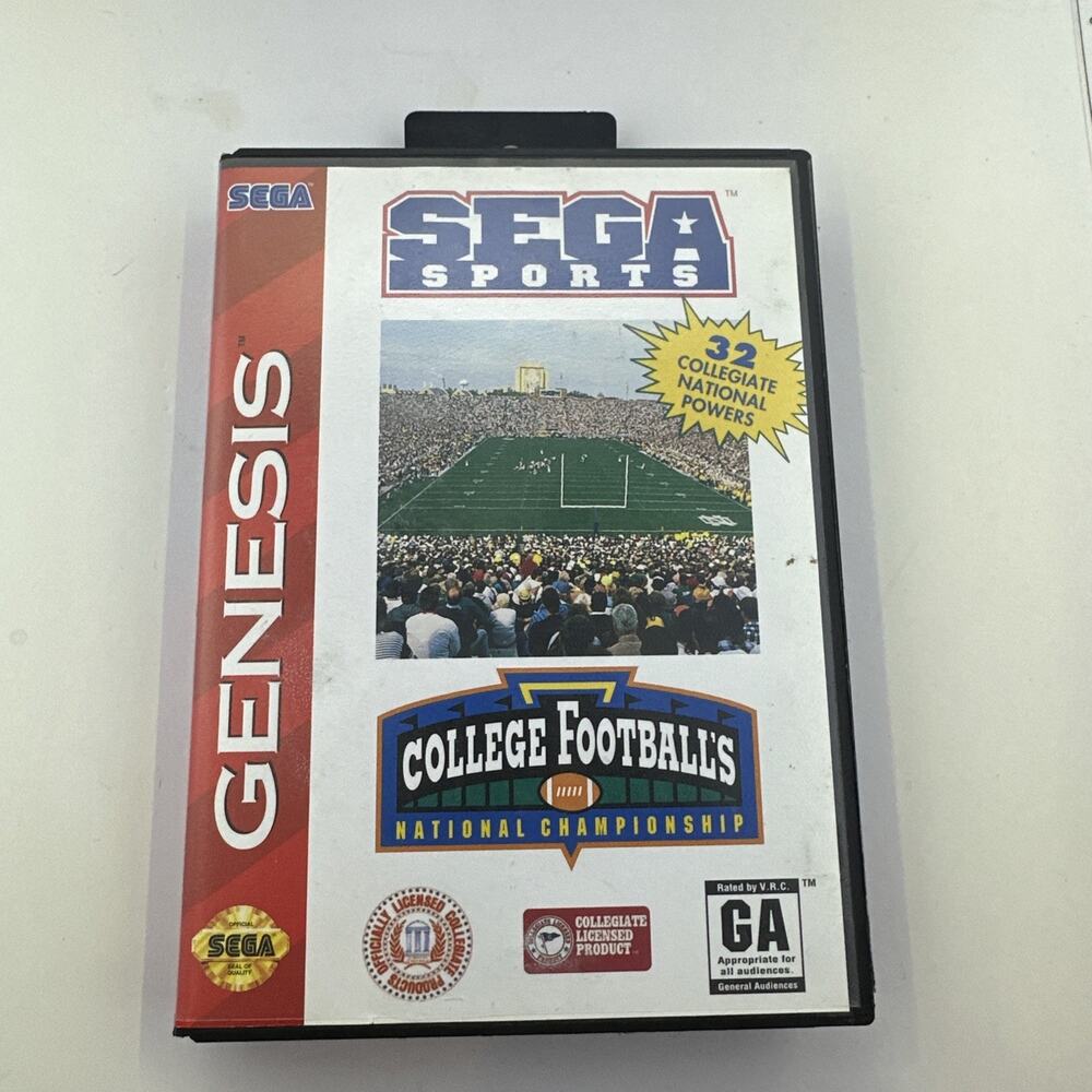 College Football's National Championship Sega Genesis Vintage Retro Gaming